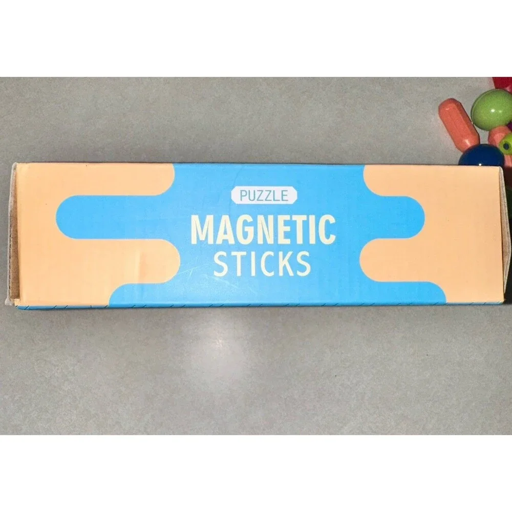 Magnetic Sticks 40 Pc STEM Montessori Learning Puzzle